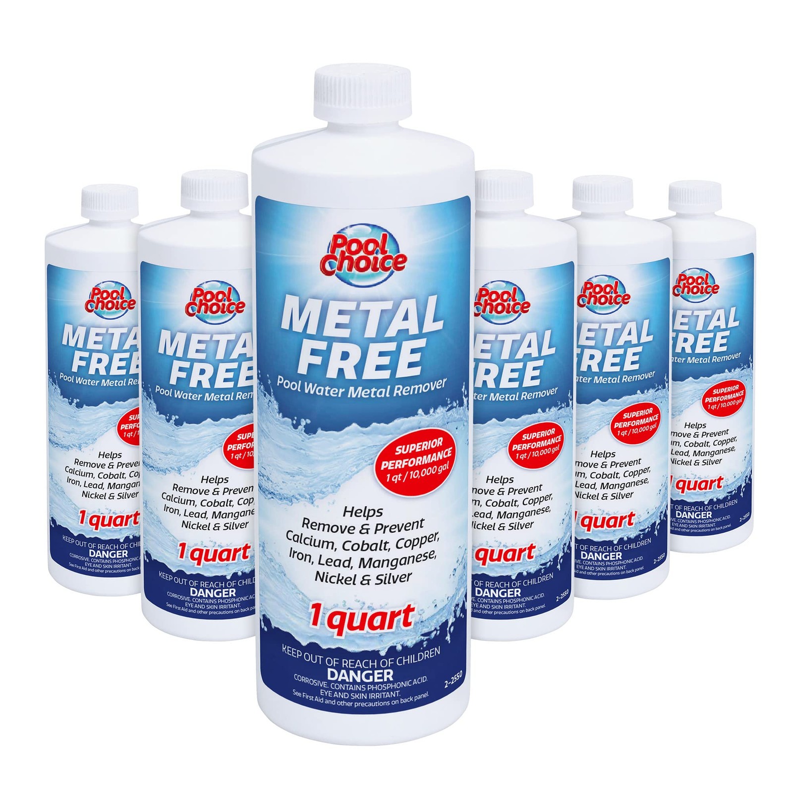 SpaChoice 1-Quart 6-Pack Premium Metal Free Pool Water 6-Pack,
