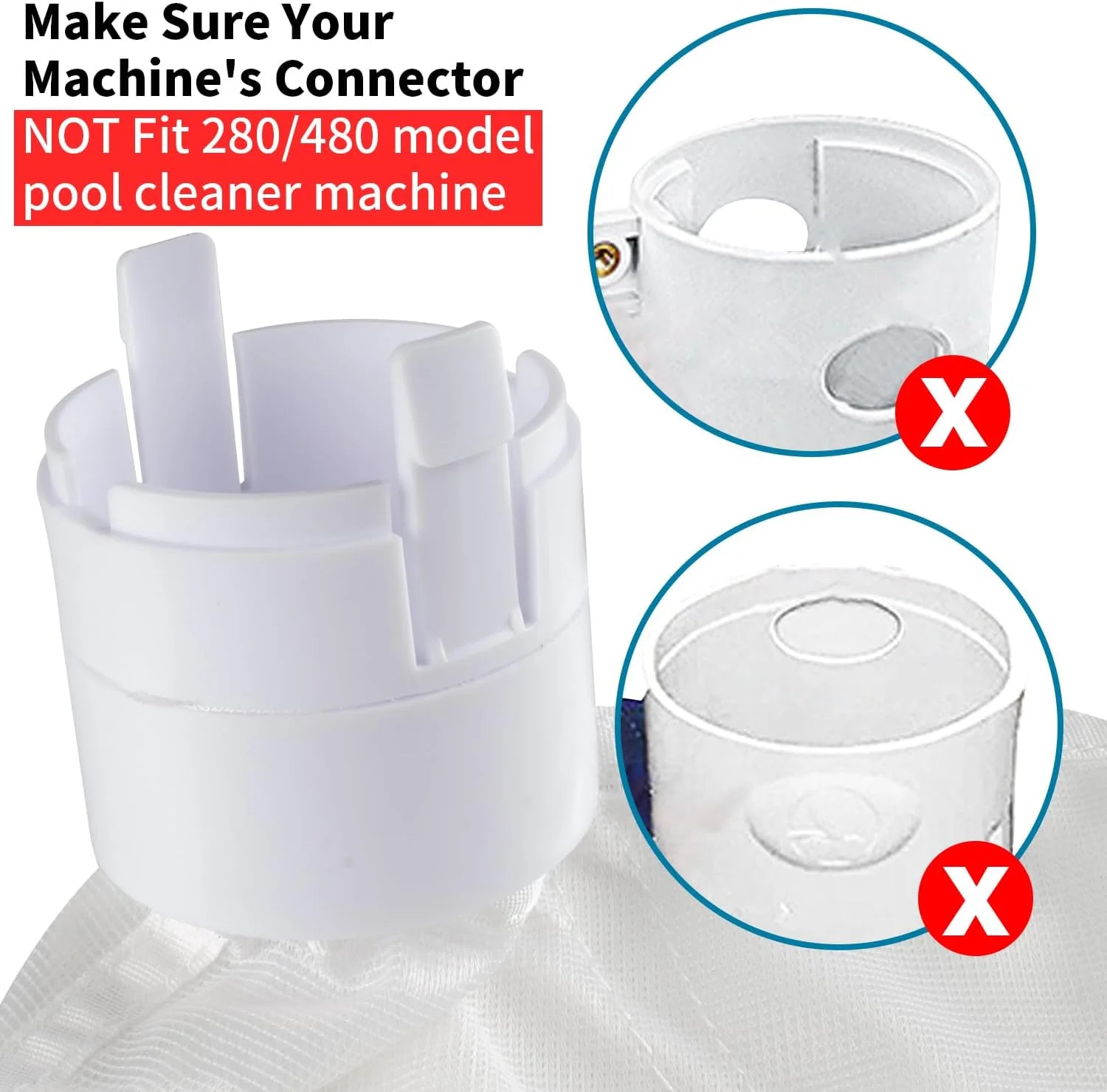 Original Genuine Polaris Pool Cleaner Part All Purpose Bag Replacement Pack of 2