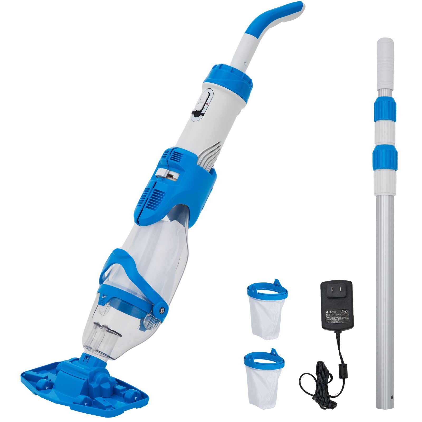 Wireless Handheld Pool Vacuum with Powerful Suction & 80min Long-lasting Charge