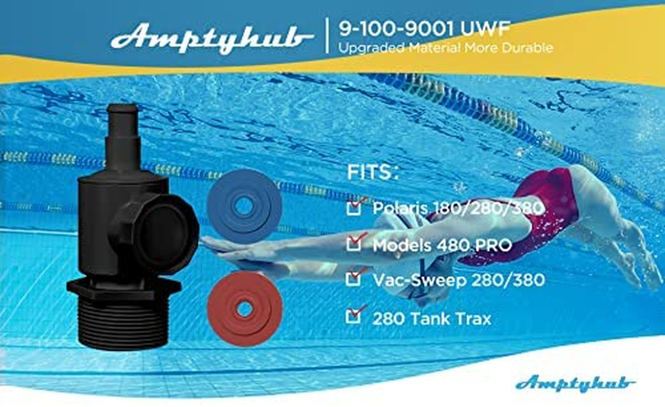 9-100-9005 UWF Connector Assembly Replacement for Zodiac Polaris Black Max Pool