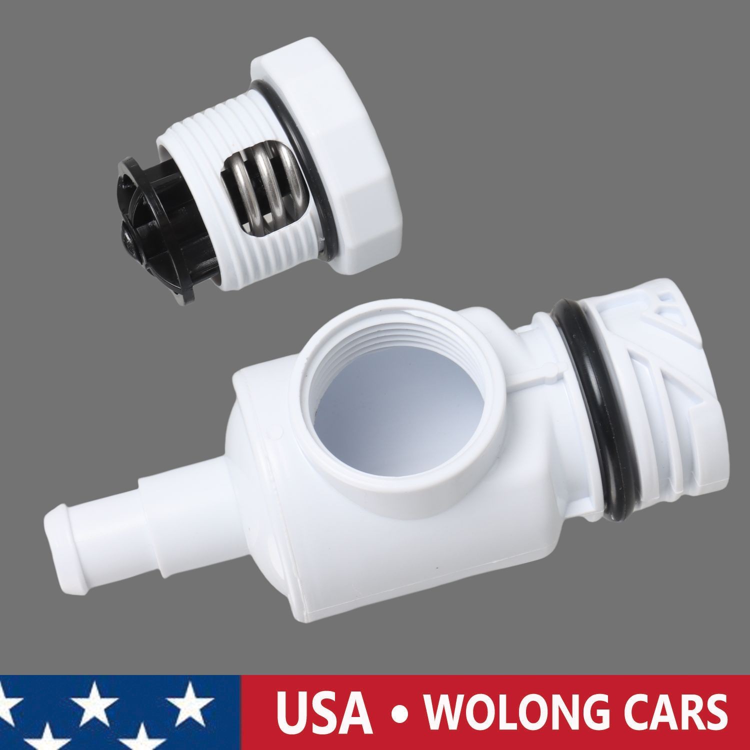 Aftermarket Wall Fitting D29 UWF & Pressure Relief Valve for Polaris 180/280/380