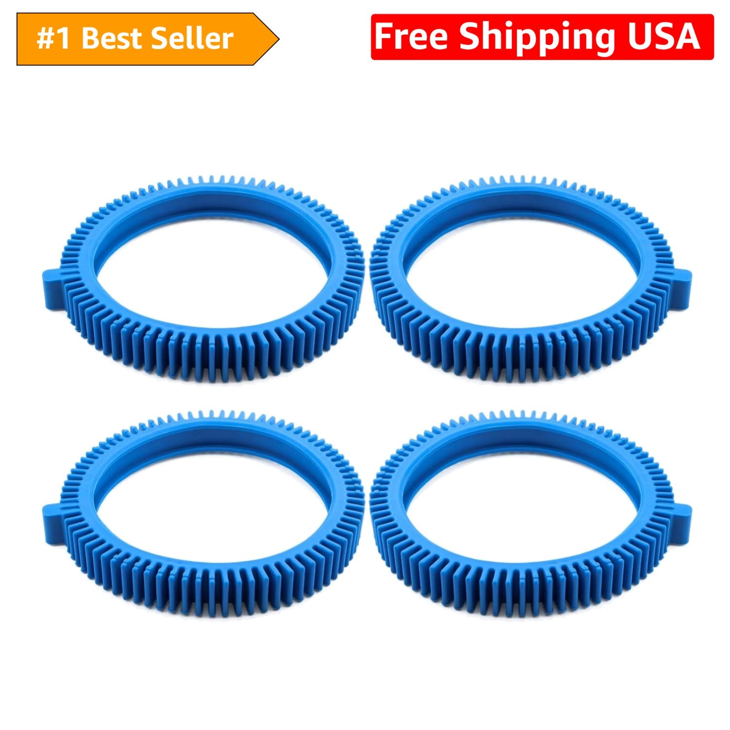896584000-143 Blue Front Tire Kit with Super Hump Replacement for Haywood Poo…