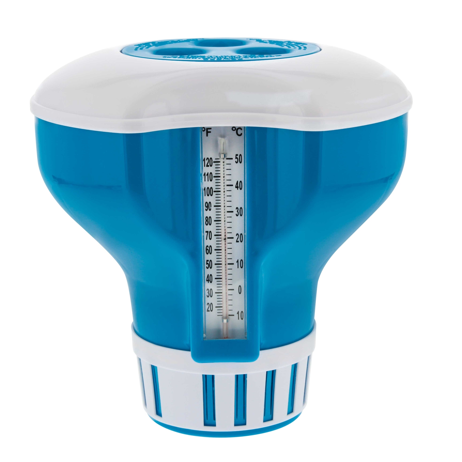 U.S. Pool Supply 7&Prime; Pool Floating Chlorine Chemical Dispenser with Thermometer