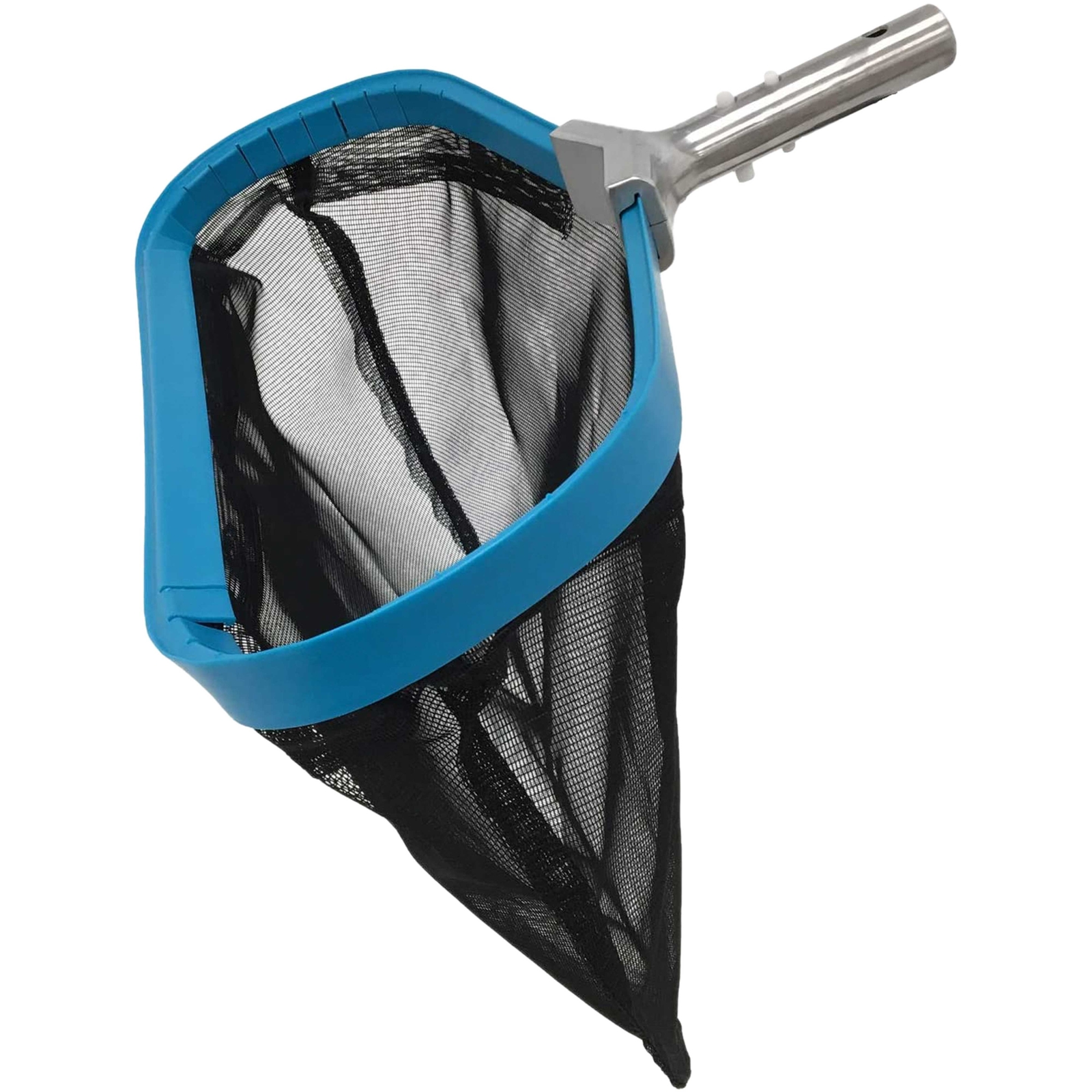 Pro HD 19&Prime; Swimming Pool Leaf Skimmer Rake Strong Aluminum Handle Deep Net Bag