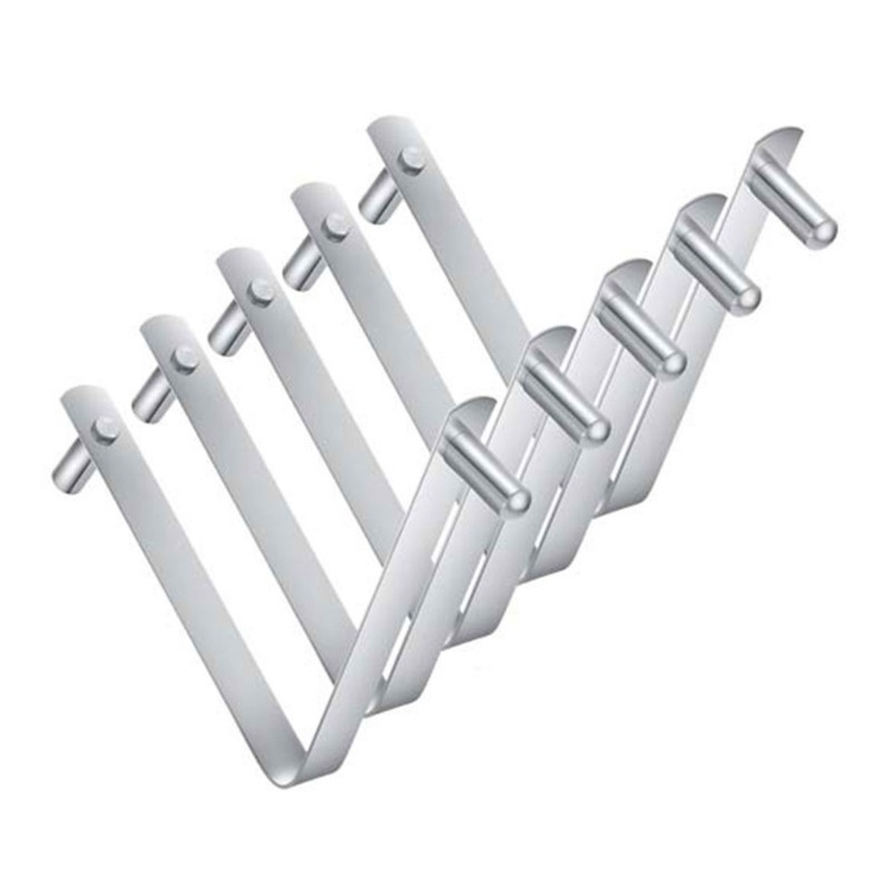 5/10Pcs Pool Rod Clips V Shape Stainless Steel Pool Brush Clip Rustproof