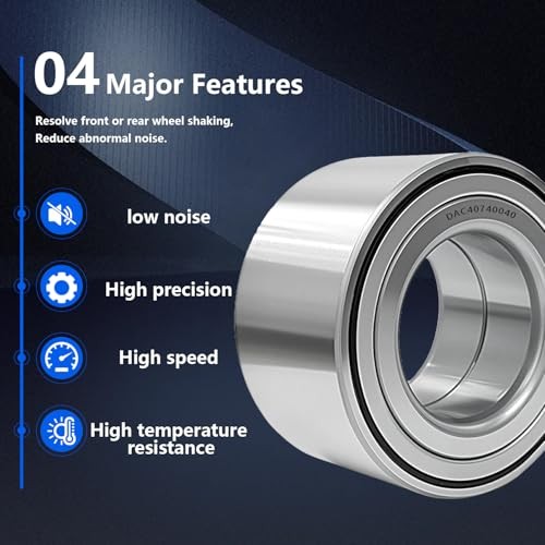 Front & Rear Wheel Bearing Fit for Polaris ATV/UTV 40*74*40 MM & 35*64*37 MM 12