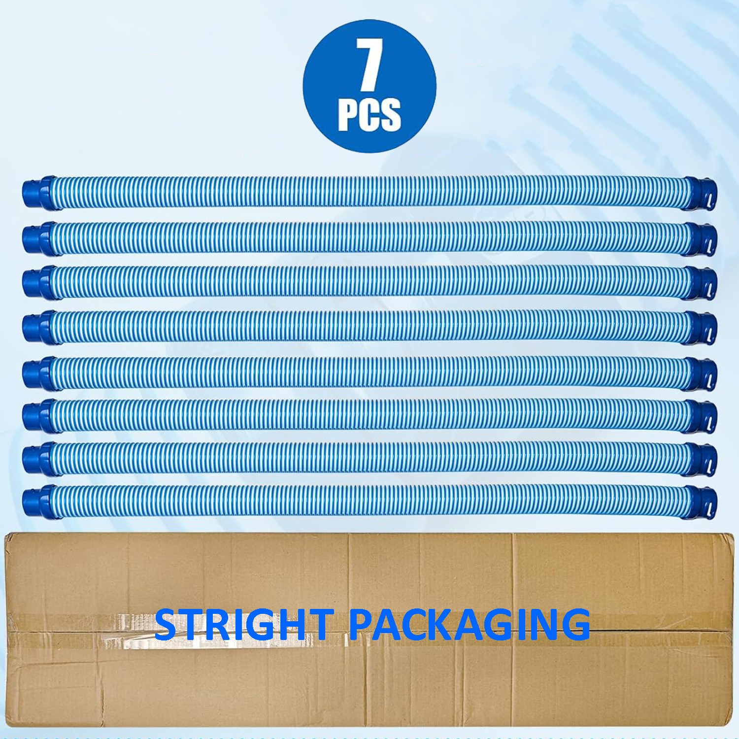 7Pcs for Zodiac Baracuda MX8 T5 Twist Lock Hose 1 Meter Long R0527700 R0527800
