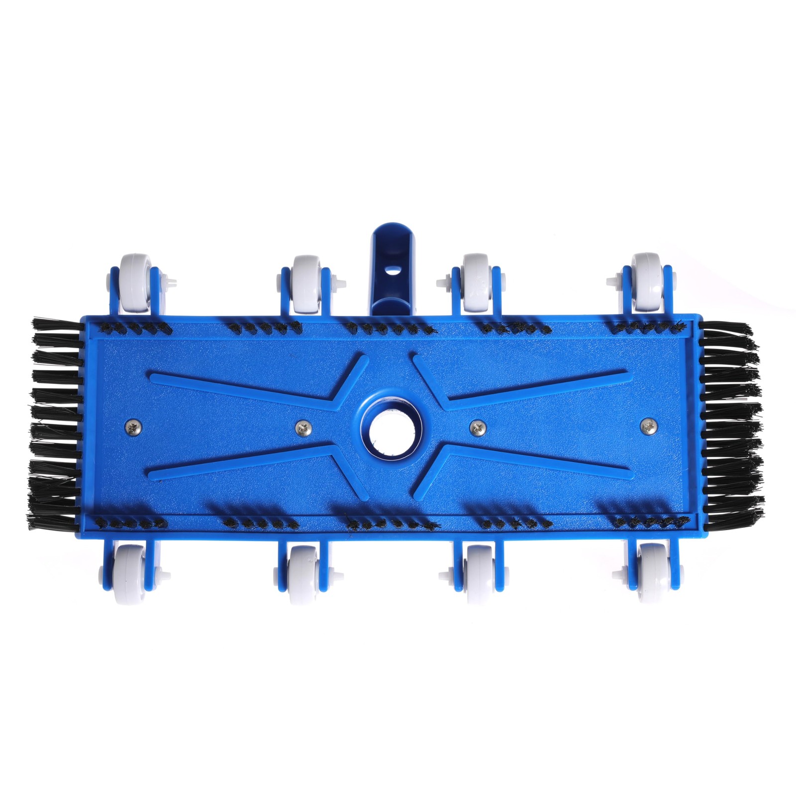 14&Prime; Heavy Duty Pool Vacuum Head with Brushes & Aluminum Handle Connector
