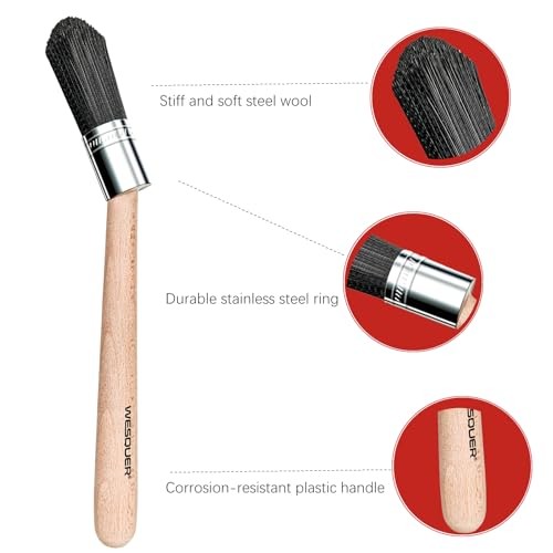 Parts Cleaning Brush Home and Auto Use Parts Cleaner Brush Balck-wt2pcs