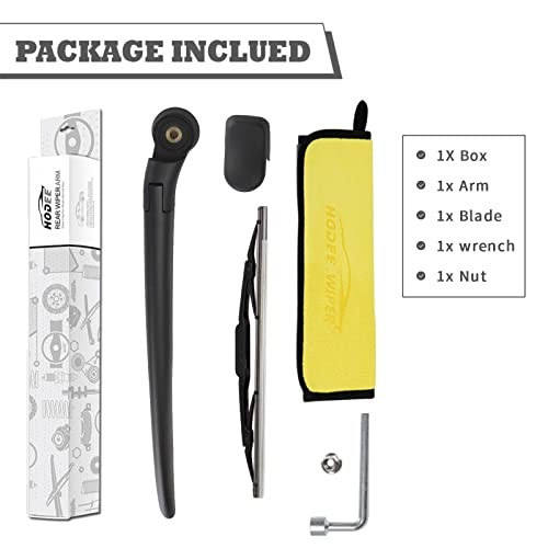 Rear Wiper Arm & Blade Kit,Exact-Fit Replacement for Porsche Cayenne 03-09