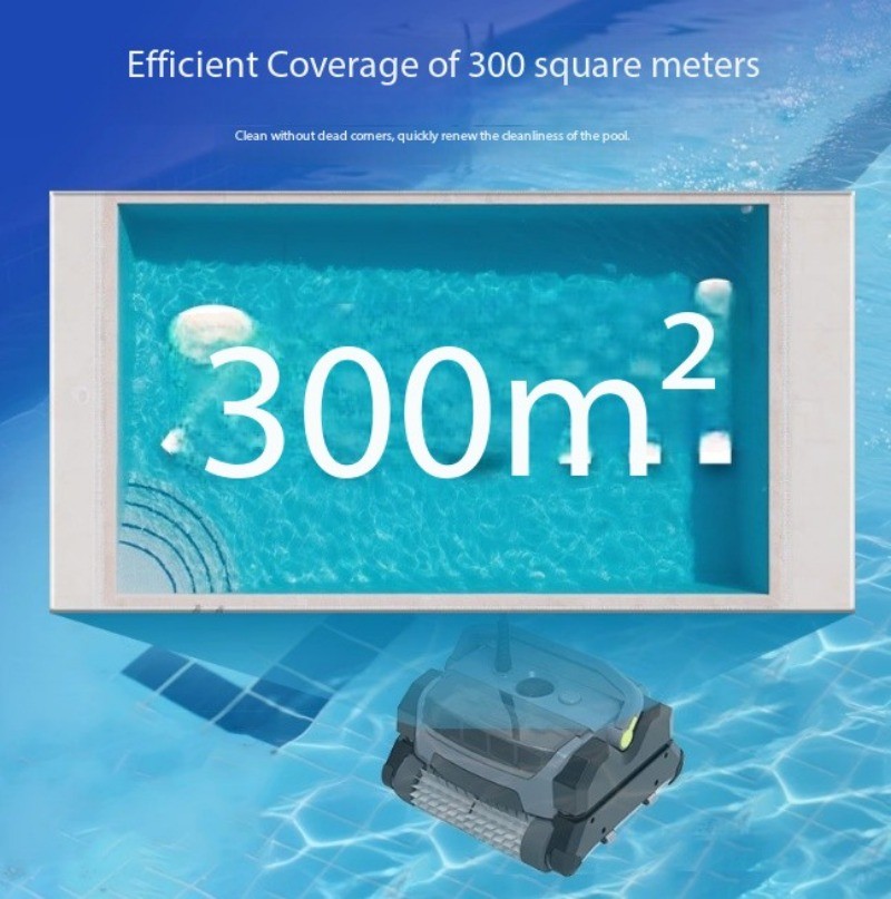 Fully Automatic Submersible Vacuum Cleaner Wall-Climbing Pool Bottom Cleaner