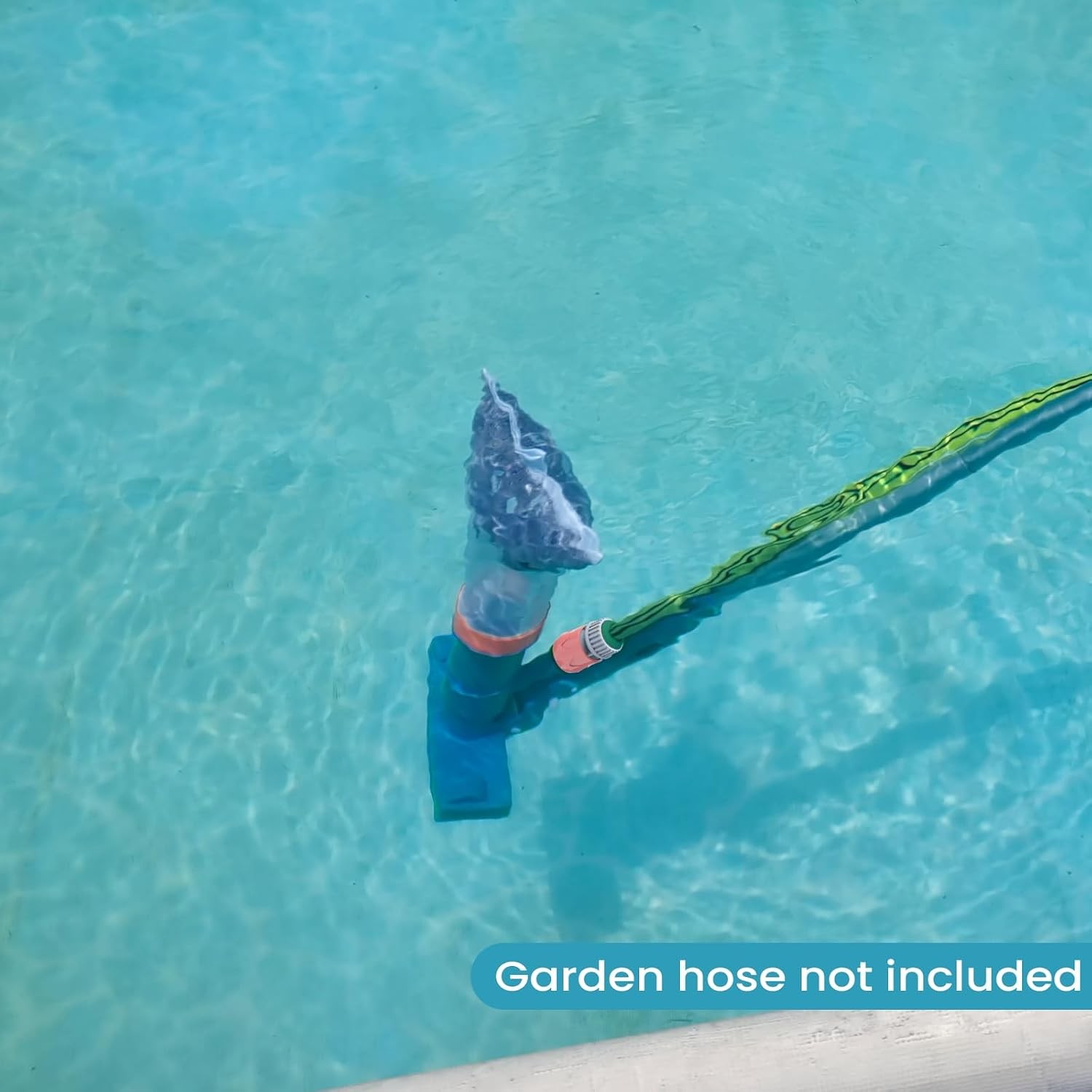 POOLWHALE Pool Cleaning Kit: Vacuum, Rake, Brush & 8Ft Pole