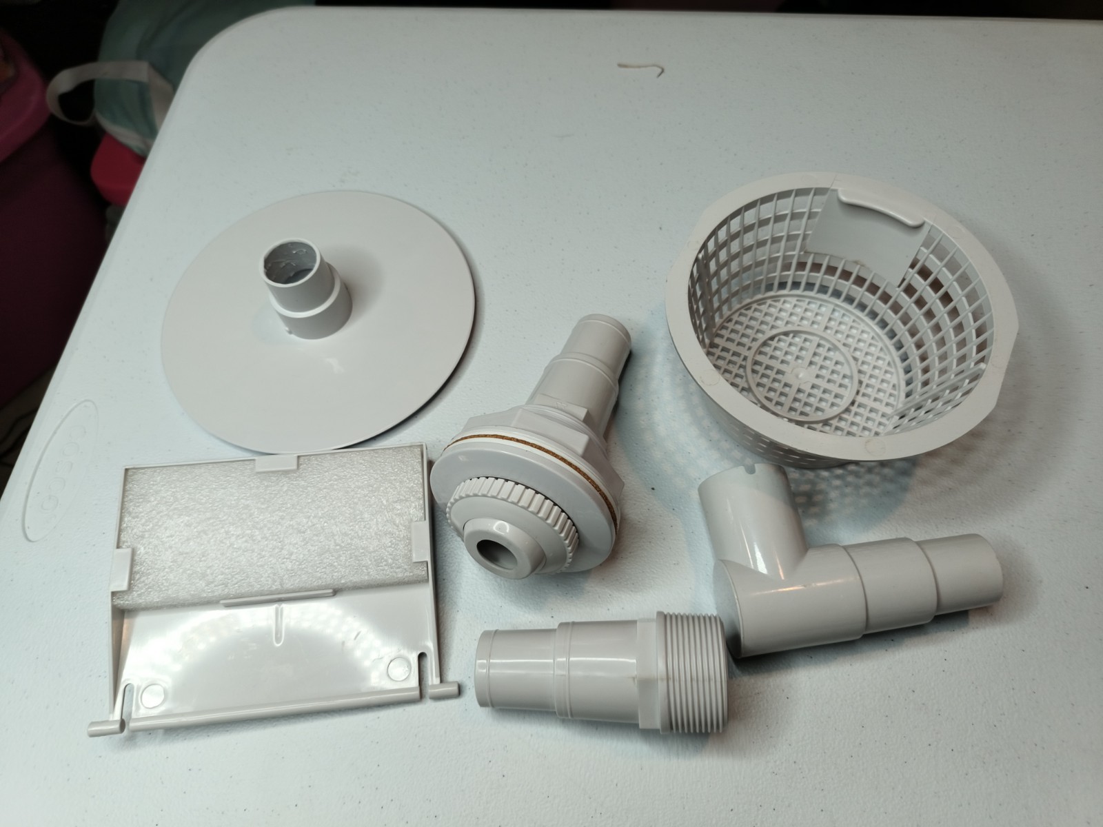 SWIMLINE HYDROTOOLS GREY Standard Thru-Wall Above Ground Pool Replacemen Parts