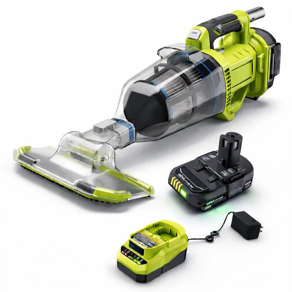 Ryobi 18 Volt Cordless Handheld Pool Vacuum Cleaner Kit PCL780K 11328941