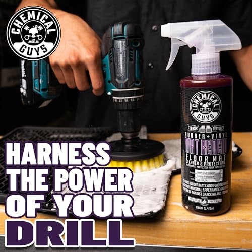 HOL70016 Heavy Duty Floor Mat Cleaning Kit with Mat Renew 16 Fl Oz Pack of 1