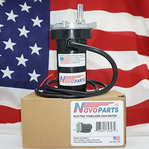 138445 RV Electric Stabilizer Jack Replacement Rear Motor C-800, 113407, 39