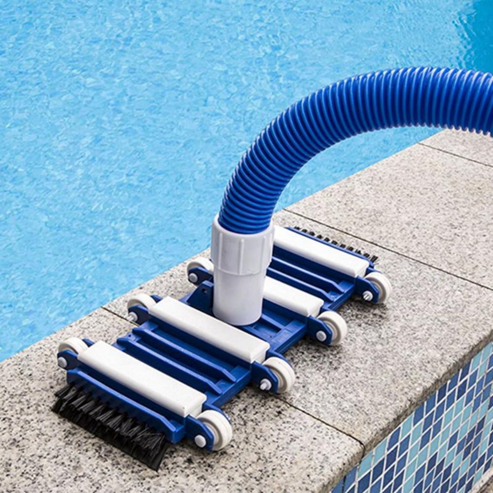 14&Prime; Flexible Swimming In-Ground Pool Vacuum Head with Swivel Hose Connection US