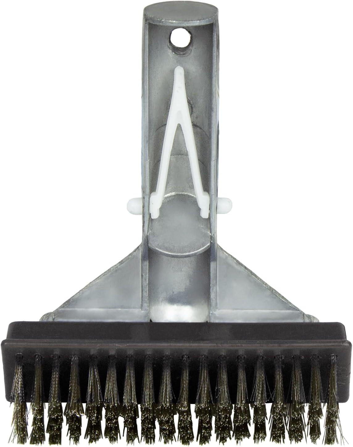 20178 5-Inch Aluminum-Back Swimming Pool Algae Brush with Stainless