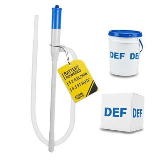 DEF Narrow Outlet Dedicated Battery-Powered Pump (3.2 GPM), Narrow Outlet for