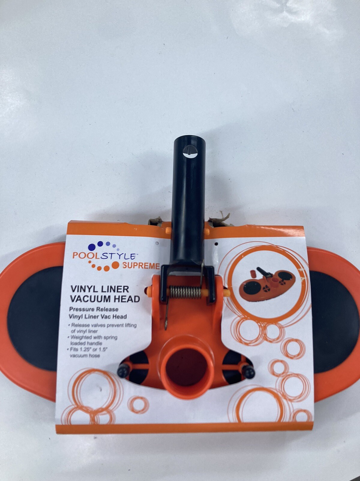 PoolStyle Kidney Supreme Vl Vinyl Pool Liner Vacuum Head w/Pressure Release