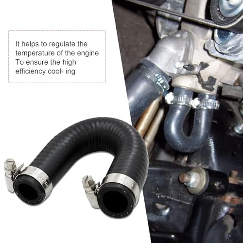 Car Hose with Clamp, Heater Core Crossover Coolant Bypass Hose Kit, Sealing