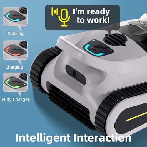 SEAUTO SEAL ROBOTIC VACUUM, WALL-CLIMBING, AUTOMATIC POOL CLEANER – GRAY BLACK