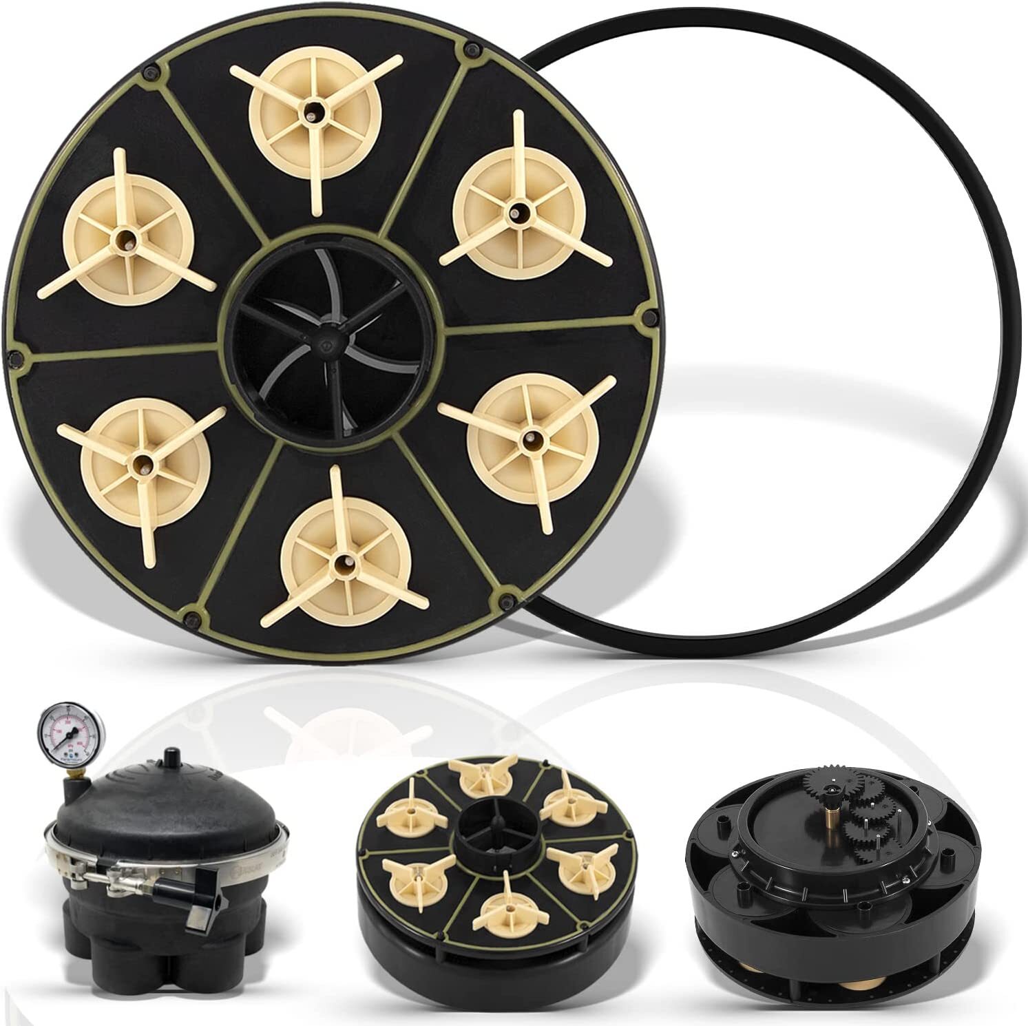 004-302-4408-00 for Paramount Water Valve 6 Port Gear Module w/ Pressure Gauge