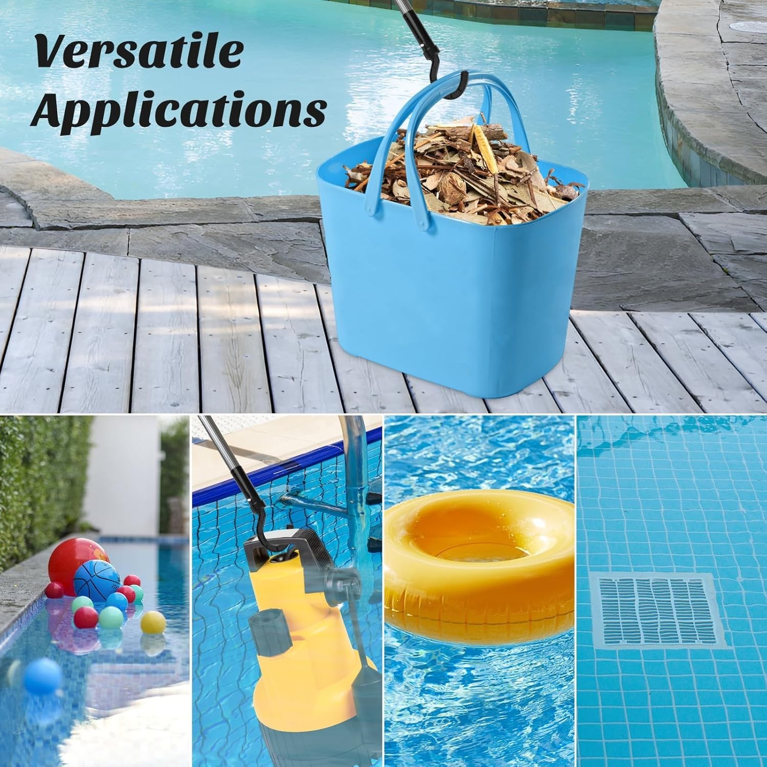 Lightweight and Durable Hook for Robotic Pool Vacuum – Above Ground & Underwater