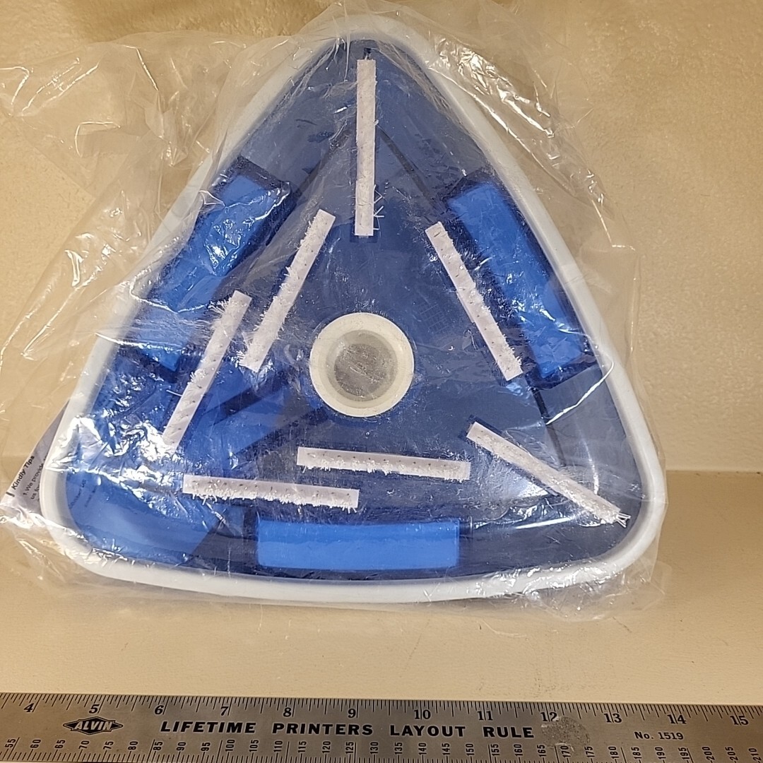 Triangle Pool Vacuum Head With Swivel, 11&Prime; Swimming Pool Vacuum Clean
