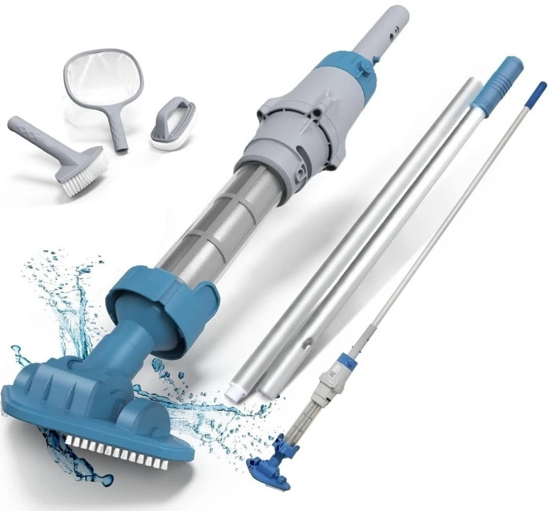 Kokido Xtrovac 100 EV100 Cordless Pool Vacuum 0.35 gal 30 min w/ Brush