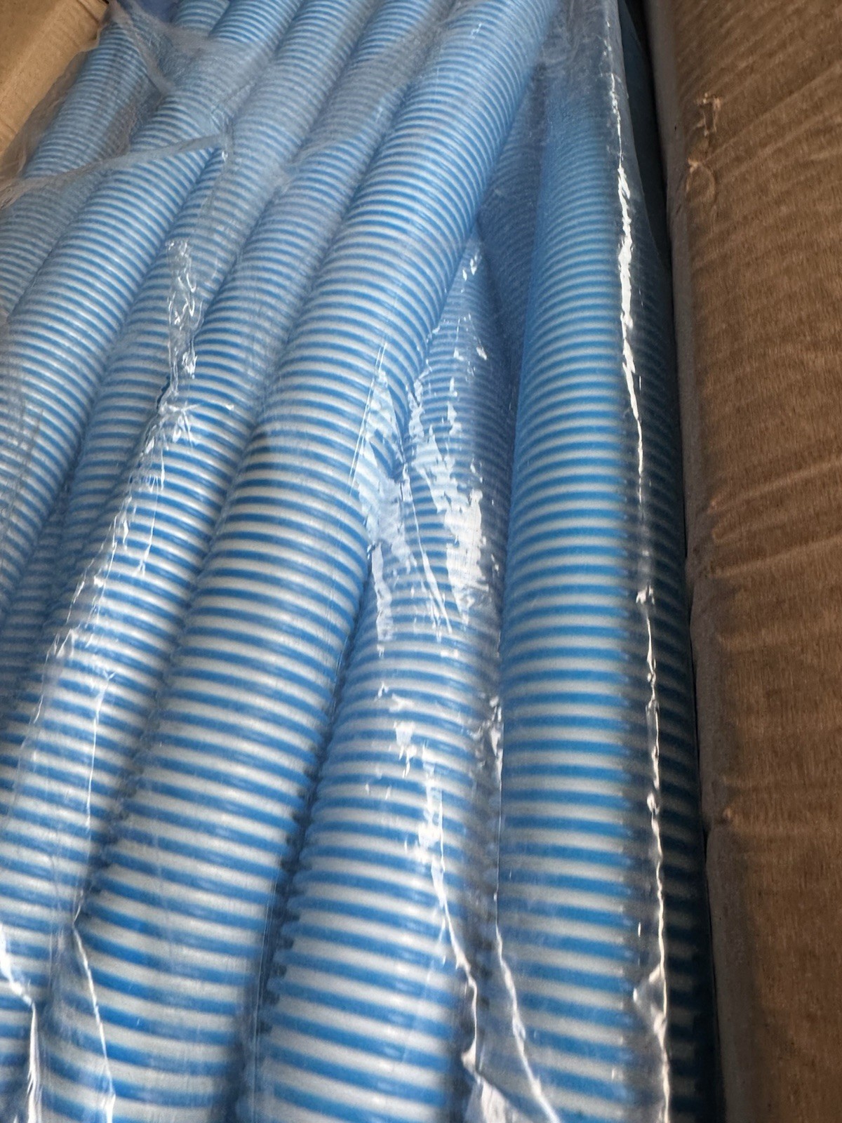 Pool Vacuum Hose 40 Feet (12 x 40 Inch), 1.5 Inch Cuffs, Compatible with Most