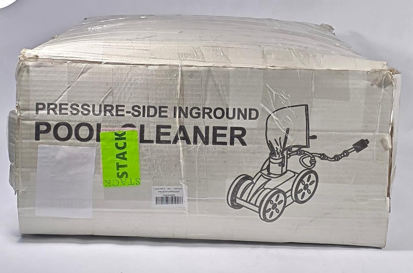 MAKHOON MPC2 Pressure Side Inground Pool Cleaner 4 Wheel *Has Some Scratches*