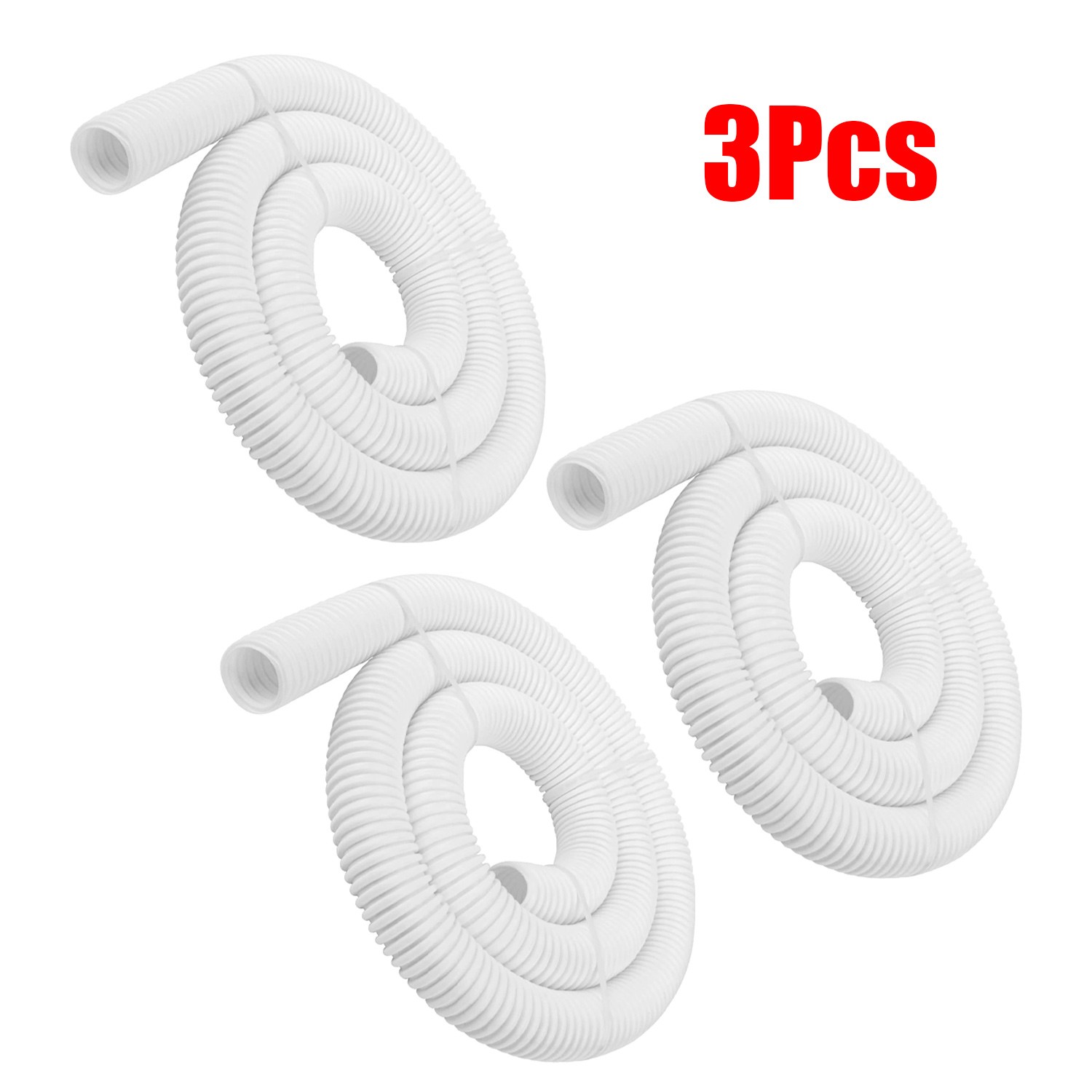 9-100-3102 FOR Polaris 360 6-Ft Pool Cleaner Cuff-less Feed Hose – 3 Pack