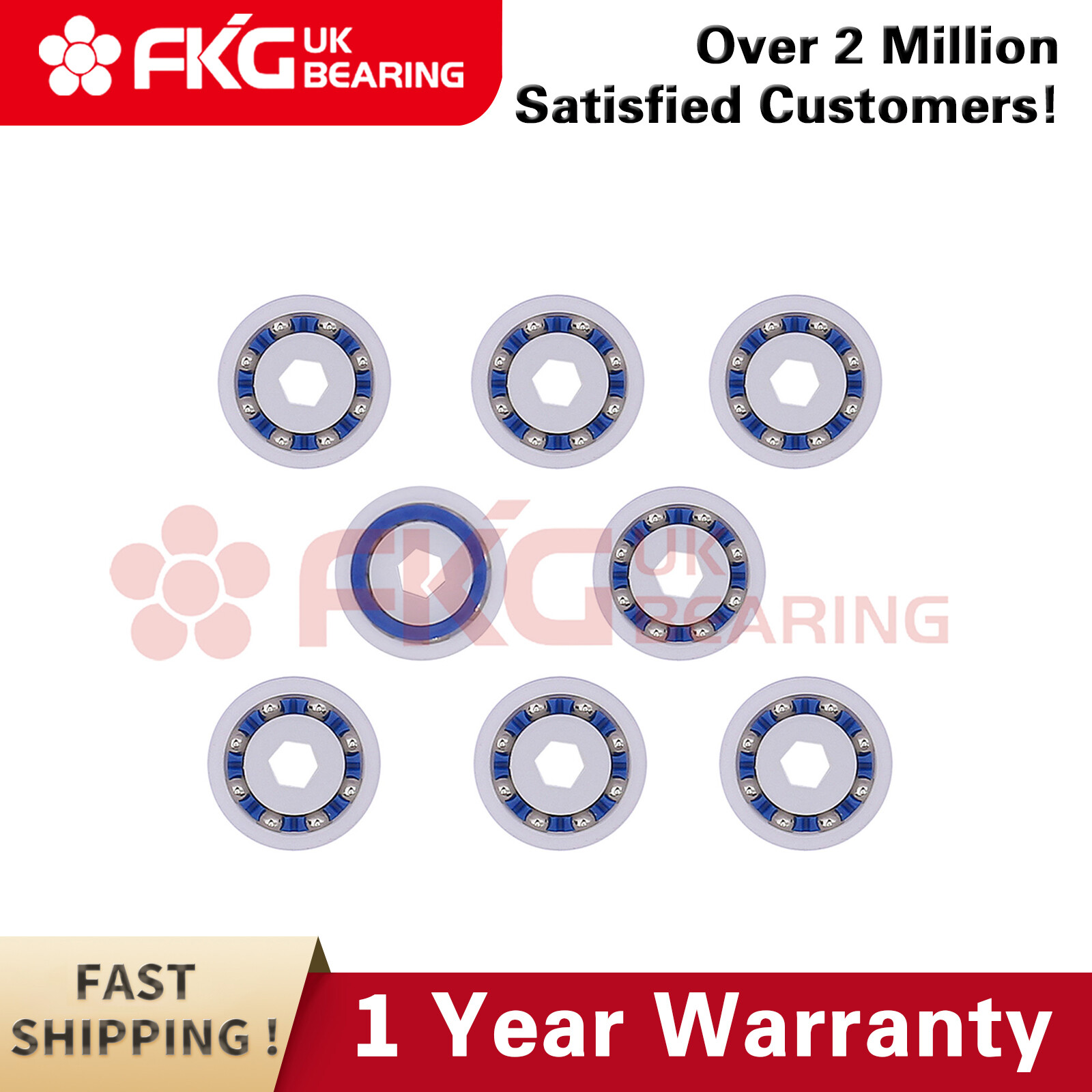 8pcs New Bearings Replacement Wheel For Polaris Pool Cleaner 360 380 9-100-1108