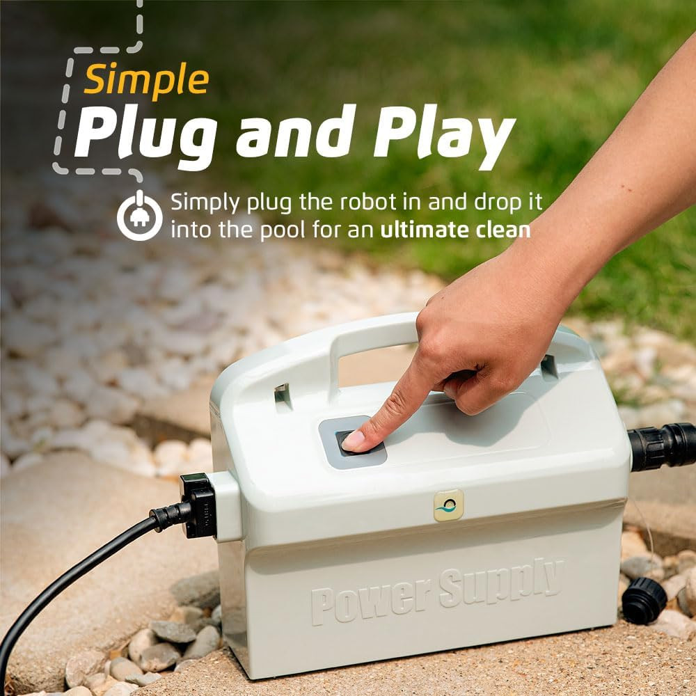 Nautilus Pool-Up Robotic Pool Vacuum Cleaner up to 26 FT – Wall Climbing