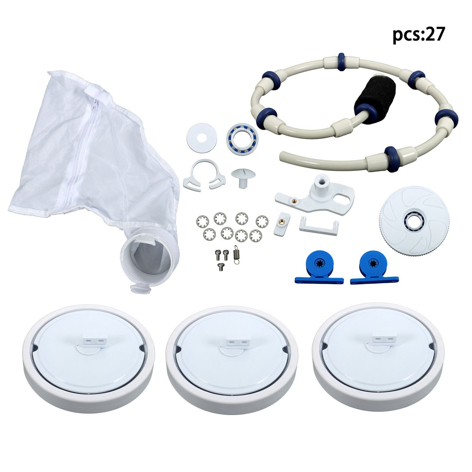 Automatic Pool Cleaner Tune Up Rebuild Repair Kit With Wheel For Polaris 280 180