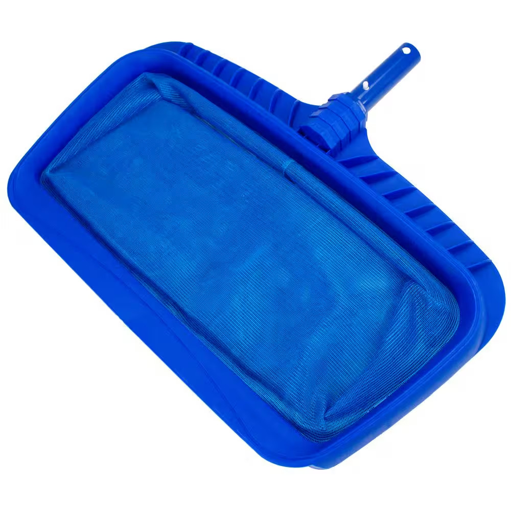Heavy-Duty Deep-Bag Swimming Pool Leaf Rake Skimmer Head – Fits Most Poles