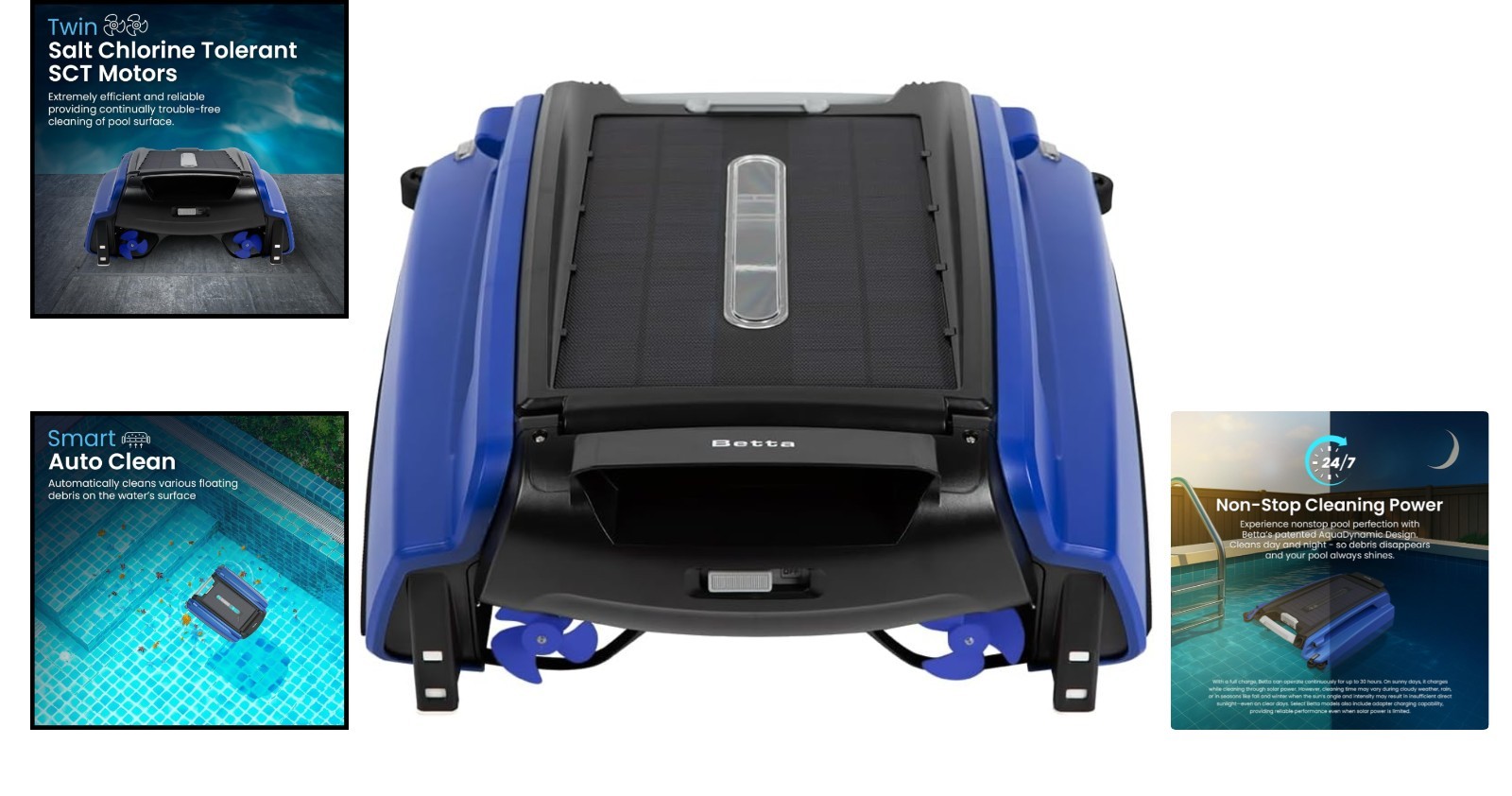 SE Solar-Powered Automatic Pool Skimmer – Eco-Friendly 24/7 Cleaning Solution