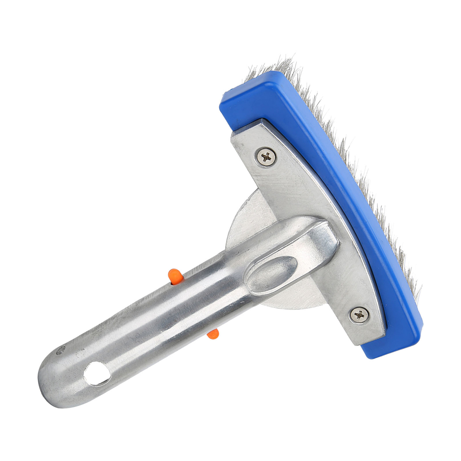 New 5.5in Swimming Pool Stainless Steel Brush For Spa Pond Floor Wall Cleaning A