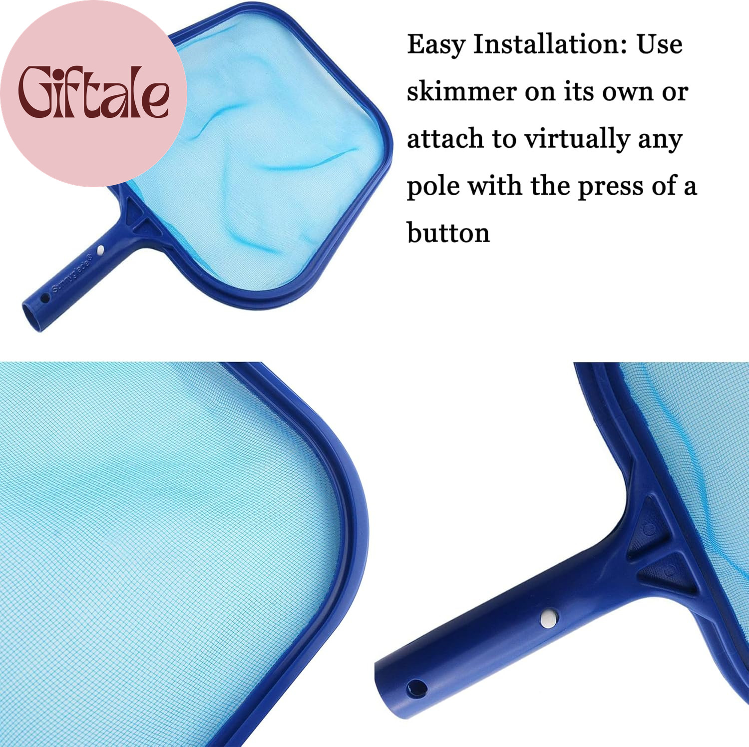 Swimming Pool Cleaner Supplies/Professional Heavy Duty Pool Leaf Rake Fine Mesh