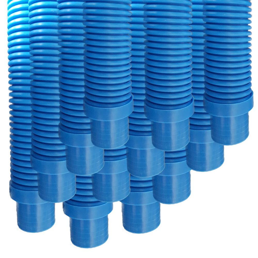 Puri Tech Pool Cleaner Vac Hose Kreepy Krauly Barracuda 1.5 in x 4 ft Blue 12 pk