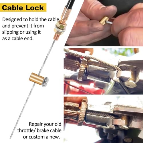 03336 Cable Stop Assortment, 24 Pack Universal fit Control Cables, Push-pull