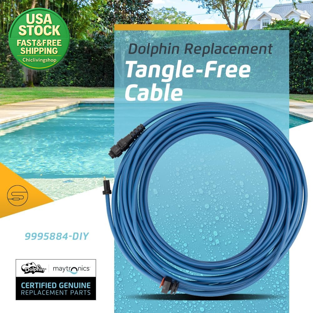Dolphin Replacement 50 FT Blue Communication Cable for S100 Active 15 T25