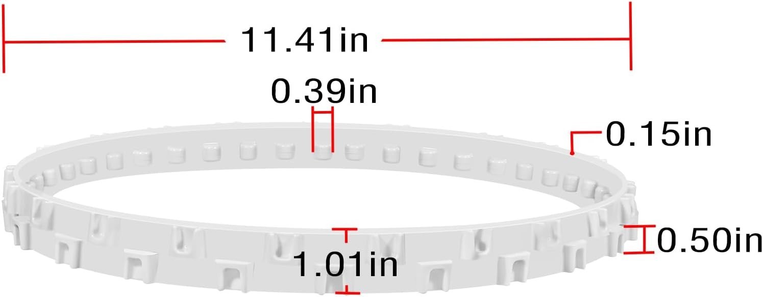 Drive Track Belt Replacement Part Fit for Hayward AquaVac 500 Series and Shar…