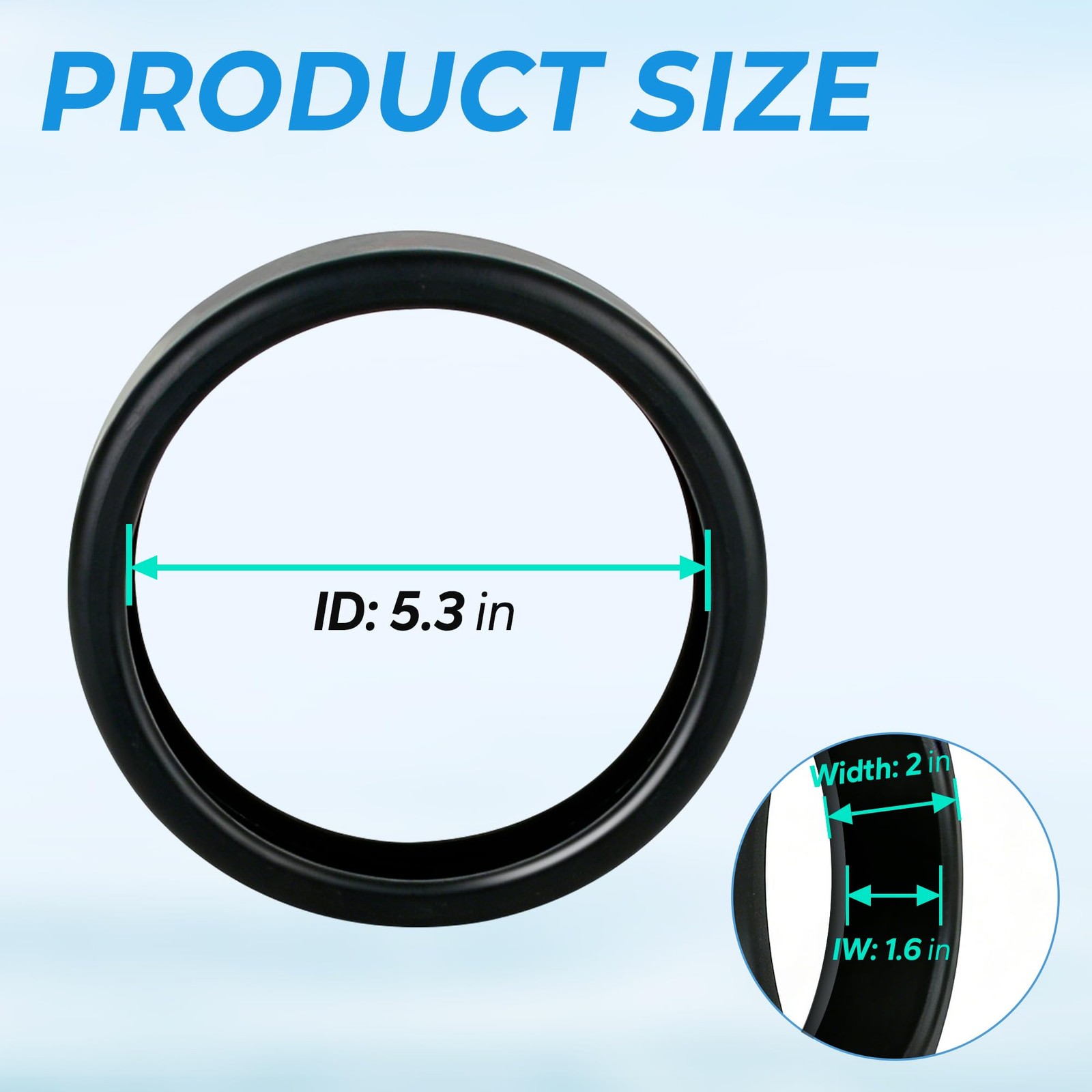 Polaris Pool Cleaner Tires – WideTrax Replacement for 3900 Sport & 480 – 3 Pack
