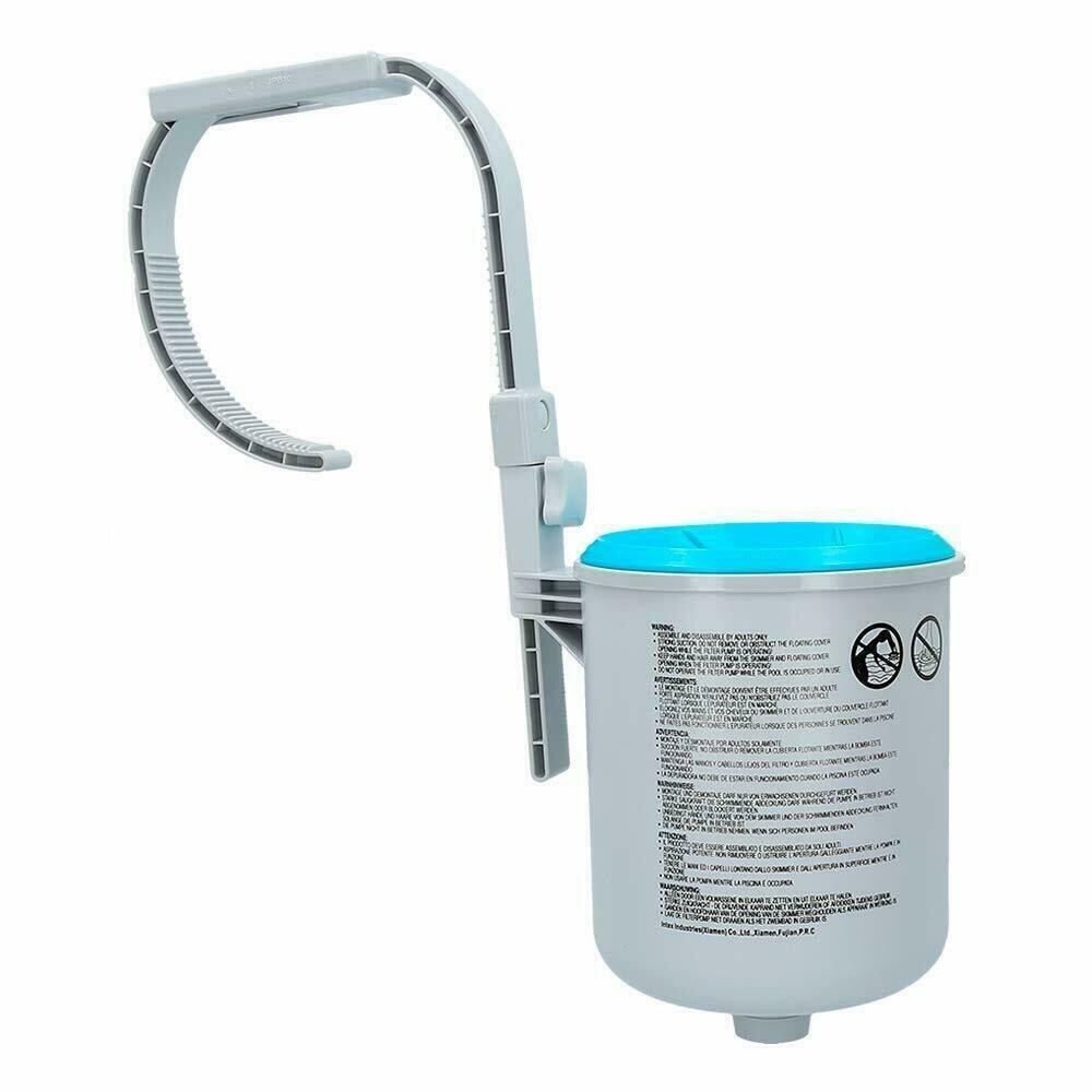 Swimming Pool Wall Mount Surface Skimmer Above Ground Debris Cleaner Basket