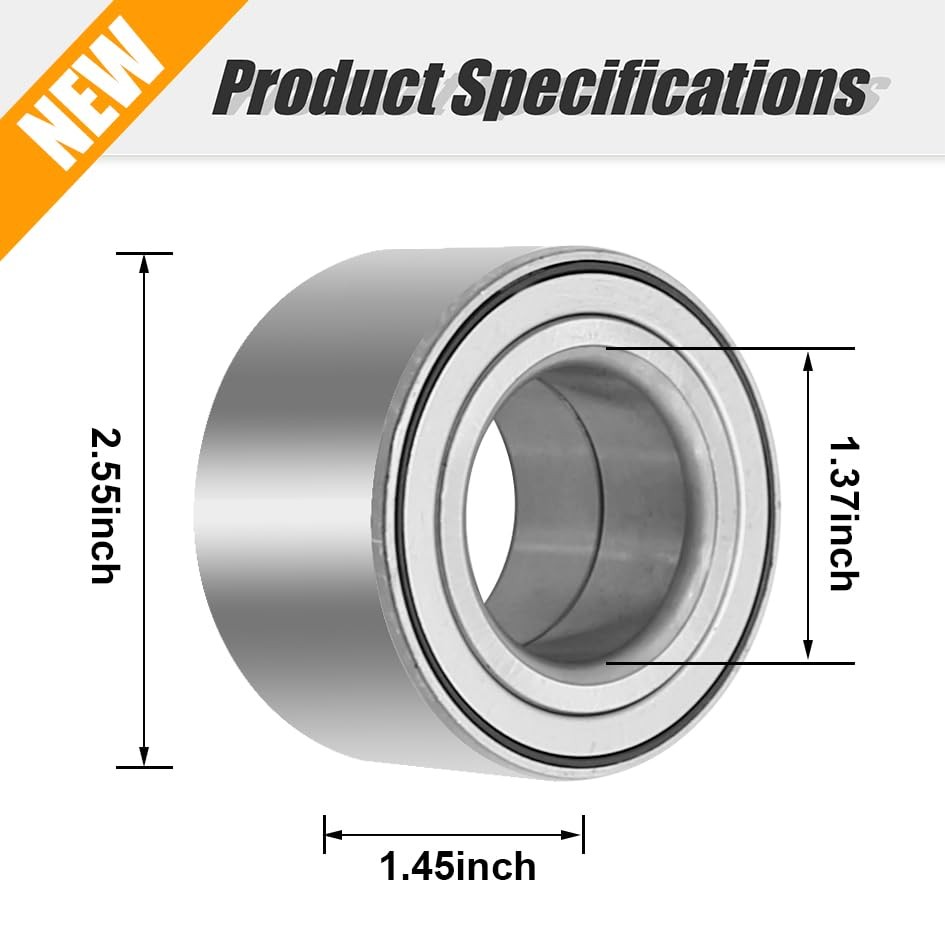 Front Wheel Bearings Replacement for Polaris Sportsman 300 400 450 500 570 600
