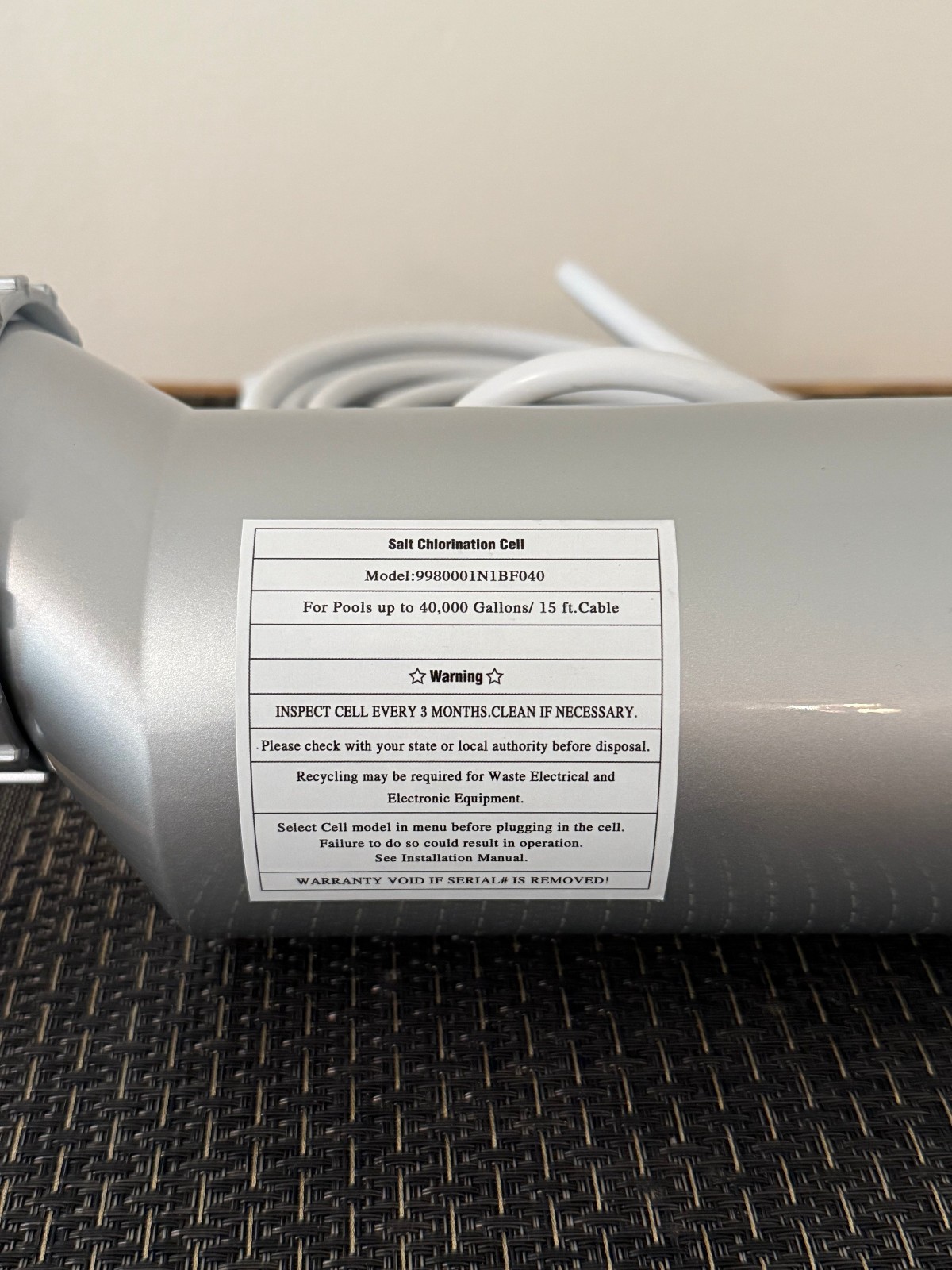 T-15 Salt Cell Replacement for Hayward W3T-CELL-15 3+ Year Titanium 40000 Gal
