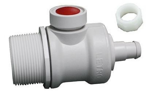 Pentair Letro Legend Universal Wall Fitting w/ Hose Nut Cleaner Parts EW22, ED15