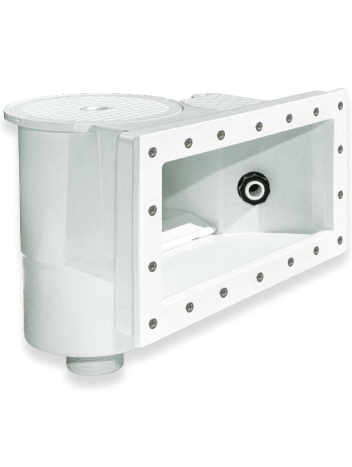 HydroTools White Thru-Wall Skimmer Kit – Above Ground Pools